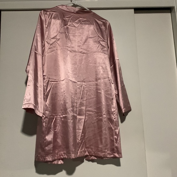Pink Satin Robe - Picture 2 of 2